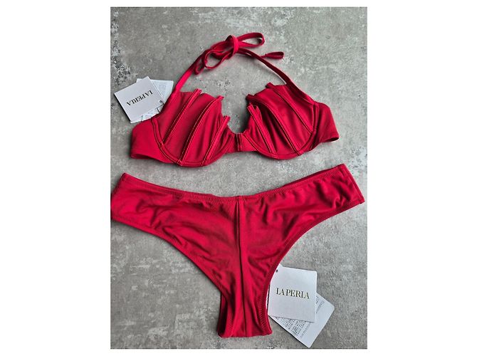 Conjunto Bikini Rojo La Perla Roja - vista 7