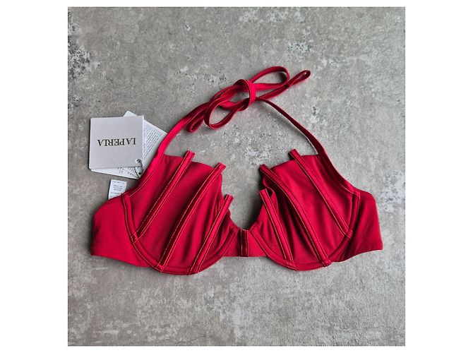Conjunto Bikini Rojo La Perla Roja - vista 8