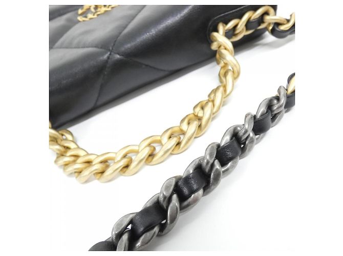 Borsa a Spalla Chanel 19 Line AS1160 Nero - vista 7