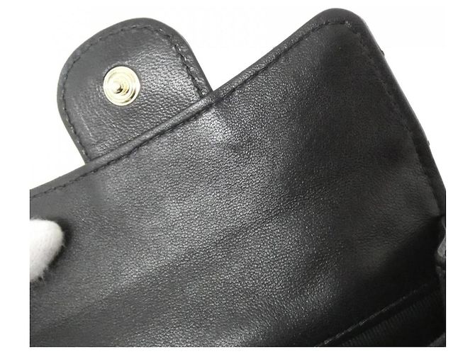 Cartera Chanel Timeless Classic Line AP0230 Negro Burdeos - vista 10