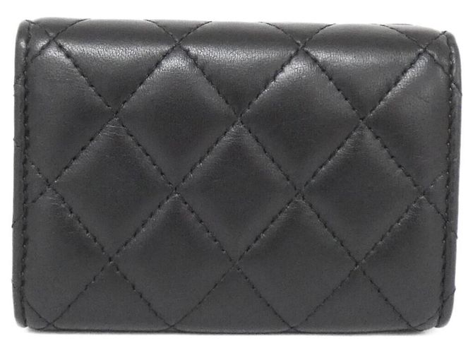 Cartera Chanel Timeless Classic Line AP0230 Negro Burdeos - vista 2