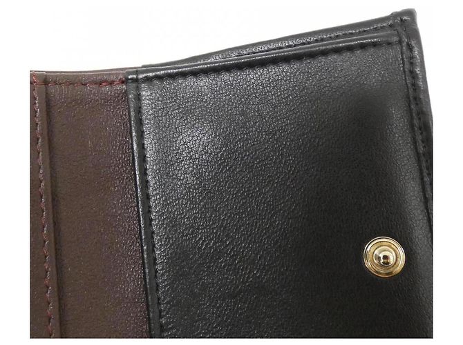 Cartera Chanel Timeless Classic Line AP0230 Negro Burdeos - vista 6
