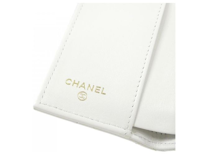 Cartera Chanel Timeless Classic Line AP0230 Blanco - vista 7