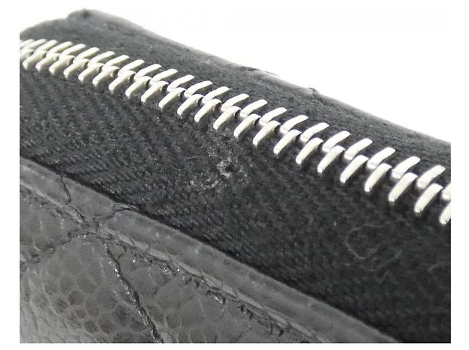 Cartera Chanel Timeless Classic Line AP0242 Negro Burdeos - vista 8