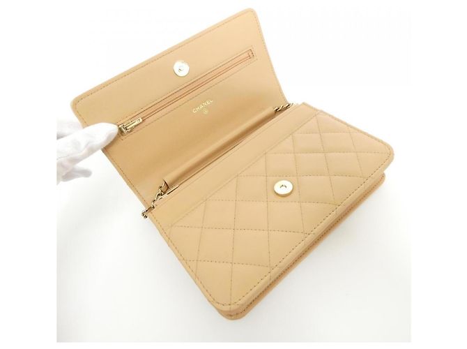 Chanel Timeless Classic Chain Wallet Beige - Ansicht 7