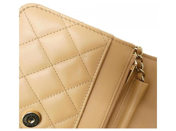 Chanel Timeless Classic Chain Wallet Beige - Ansicht 8
