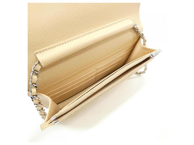 Chanel Timeless Classic Line AP0250 Chain Wallet Beige - vista 7