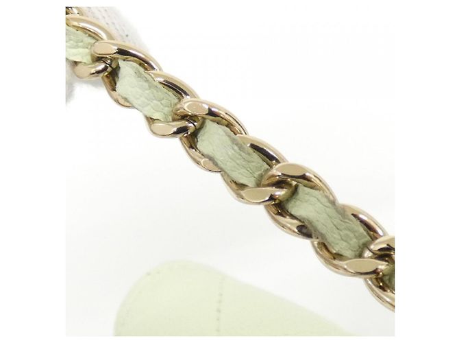 Chanel Timeless Classic Line AP0250 Chain/Shoulder Wallet Verde chiaro - vista 7