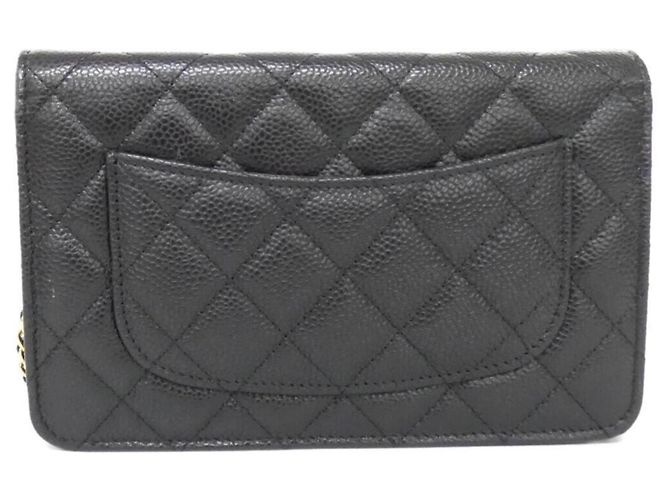 Catena per portafoglio Chanel Timeless Classic Line AP0250 Nero Bordò - vista 2