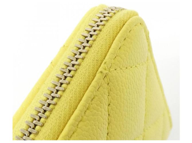 Cartera Chanel Timeless Classic Line Amarillo - vista 7