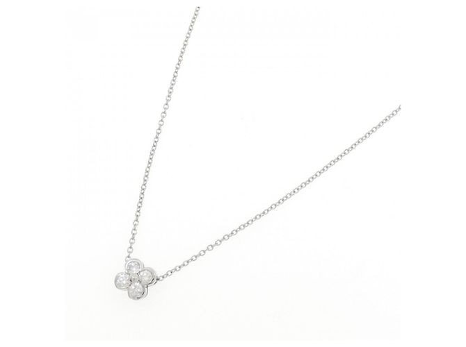 Tiffany & Co Collana Tiffany 4 Bezel in platino - vista 2