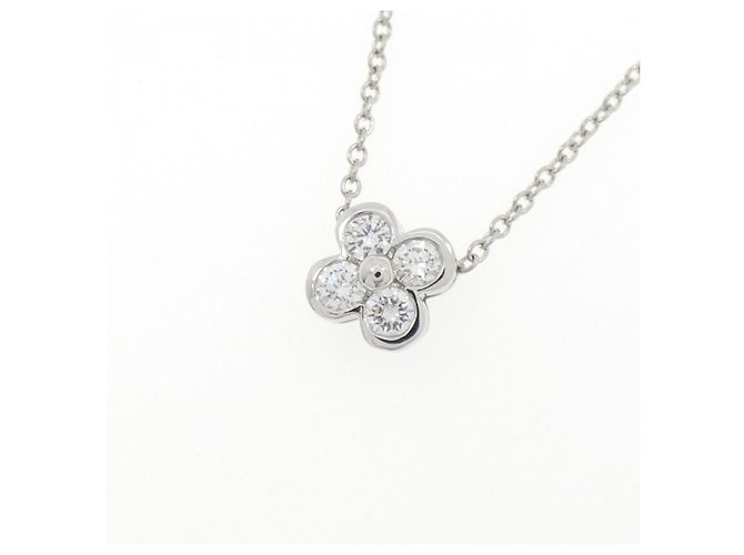 Tiffany & Co Collana Tiffany 4 Bezel in platino - vista 3
