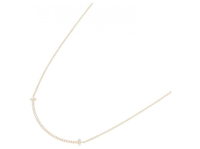 Tiffany & Co Collana piccola Tiffany T Smile in oro rosa - vista 2