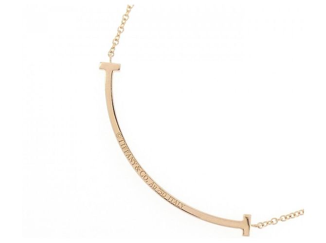 Tiffany & Co Collana piccola Tiffany T Smile in oro rosa - vista 4