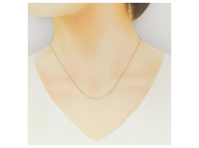 Tiffany & Co Collana piccola Tiffany T Smile in oro rosa - vista 6