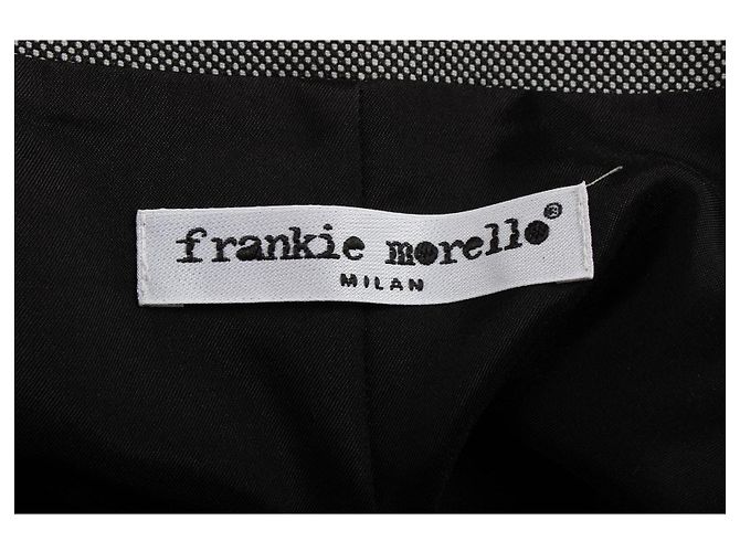 Frankie Morello Kleid schwarz-weiß gemustert - vista 10
