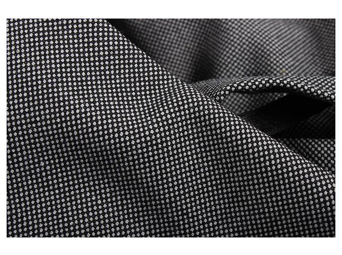 Frankie Morello Kleid schwarz-weiß gemustert - vista 13