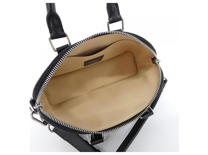 Borsa Louis Vuitton Alma EW Nero - vista 8