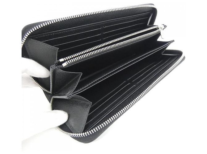 Cartera Louis Vuitton Epi Zippy M61857 Negro - vista 6