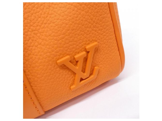 Louis Vuitton LV Aerogram Keepall XS M81004 Borsa Boston Arancione - vista 5