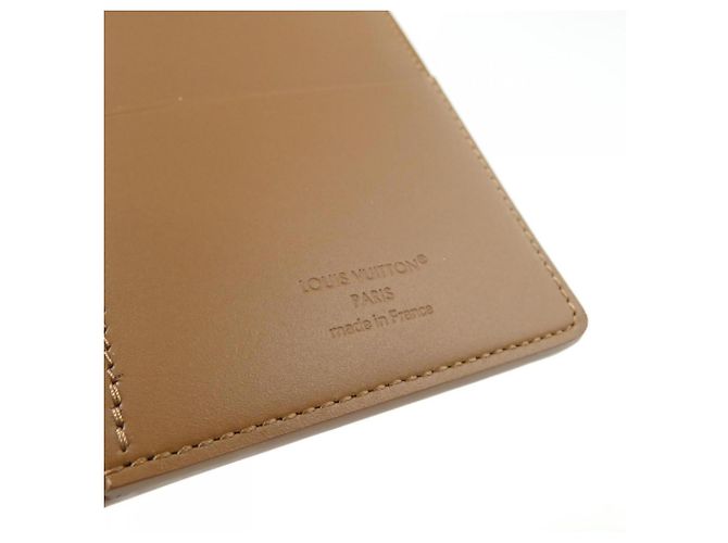 Louis Vuitton LV Aerogram Portefeuille Brazza Wallet Marrone - vista 6