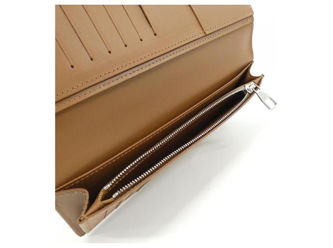 Louis Vuitton LV Aerogram Portefeuille Brazza Wallet Marrone - vista 7