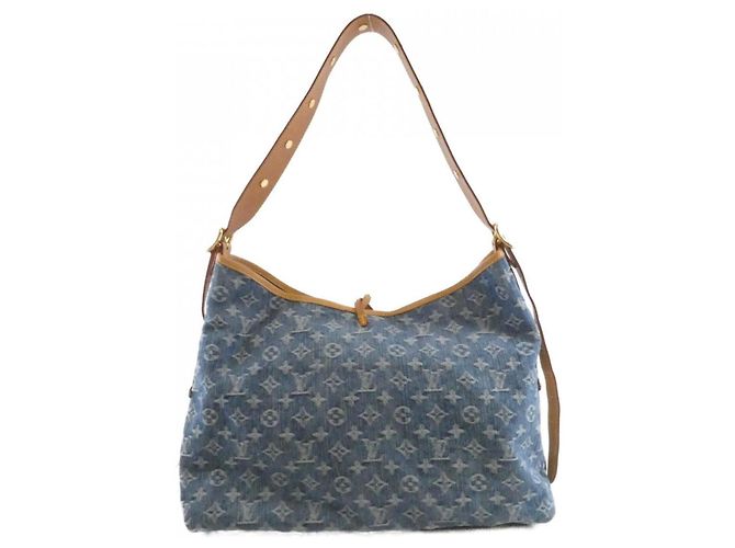 Borsa a tracolla Louis Vuitton LV Remix Monogram Denim Blu - vista 2