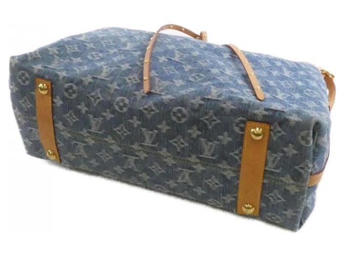 Borsa a tracolla Louis Vuitton LV Remix Monogram Denim Blu - vista 3