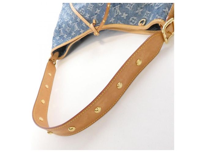 Borsa a tracolla Louis Vuitton LV Remix Monogram Denim Blu - vista 5