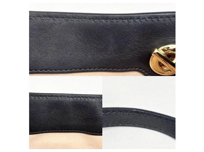 Padlock Borsa a spalla in pelle nera da donna Gucci Nero - vista 9