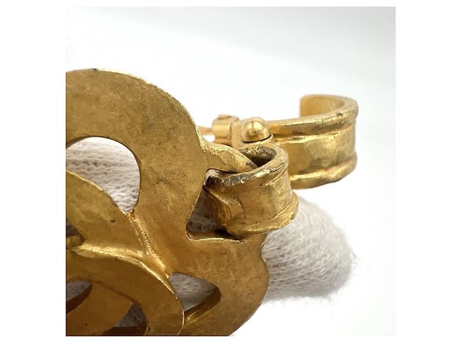 Orecchini Chanel Vintage Gold Clip D'oro - vista 5