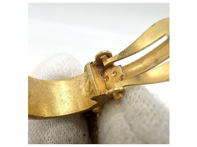 Orecchini Chanel Vintage Gold Clip D'oro - vista 6