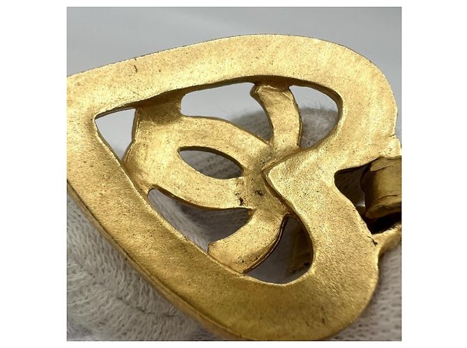 Orecchini Chanel Vintage Gold Clip D'oro - vista 8