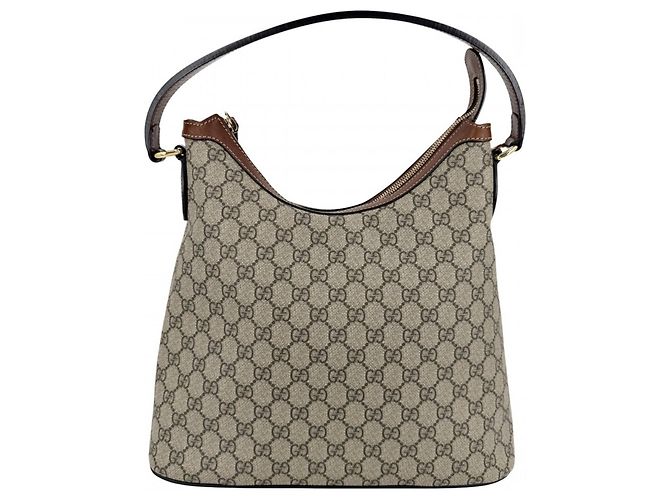 Borsa Hobo da donna Gucci Marrone Beige - vista 2