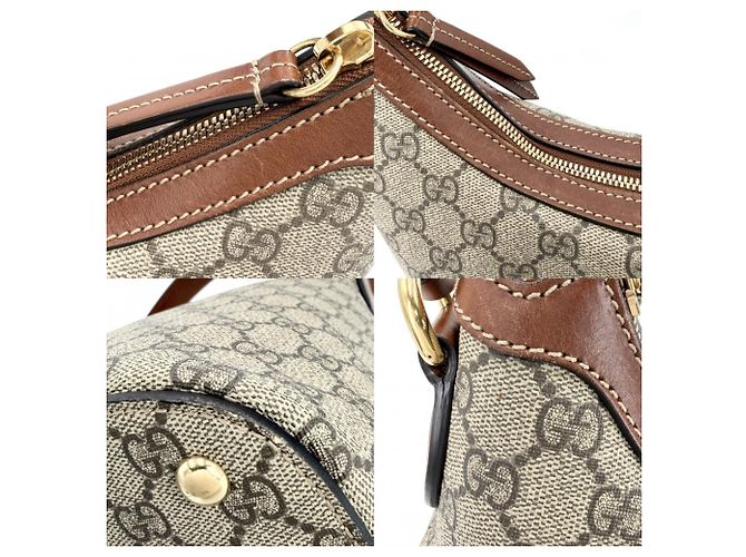Borsa Hobo da donna Gucci Marrone Beige - vista 6