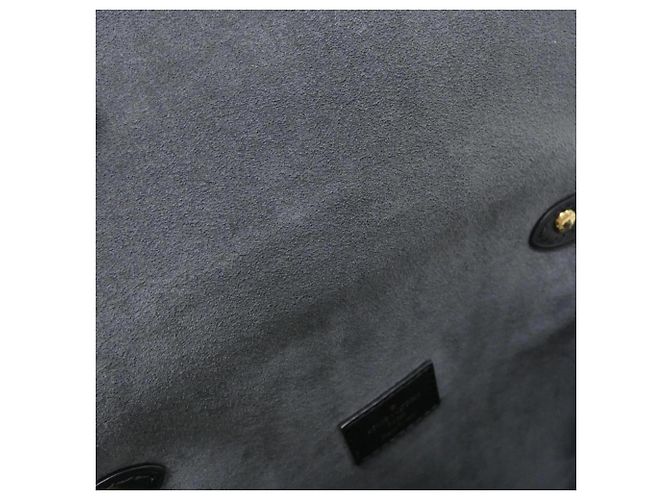 Borsa a Spalla Louis Vuitton Epi Saumur BB Nero - vista 8