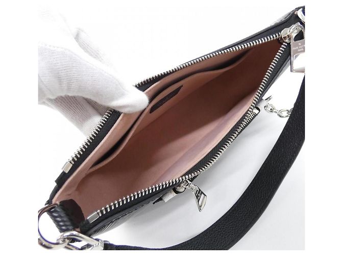 Borsa a Spalla Louis Vuitton Epi Marelle Nero - vista 6