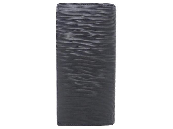 Portafoglio Louis Vuitton Epi + Monogram Eclipse Brazza M80788 Nero Blu - vista 2