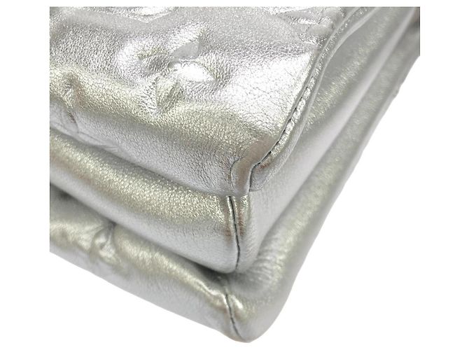Borsa a Spalla Louis Vuitton Coussin PM M57913 Argento - vista 3