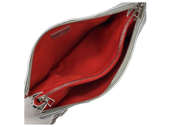 Borsa a Spalla Louis Vuitton Coussin PM M57913 Argento - vista 6