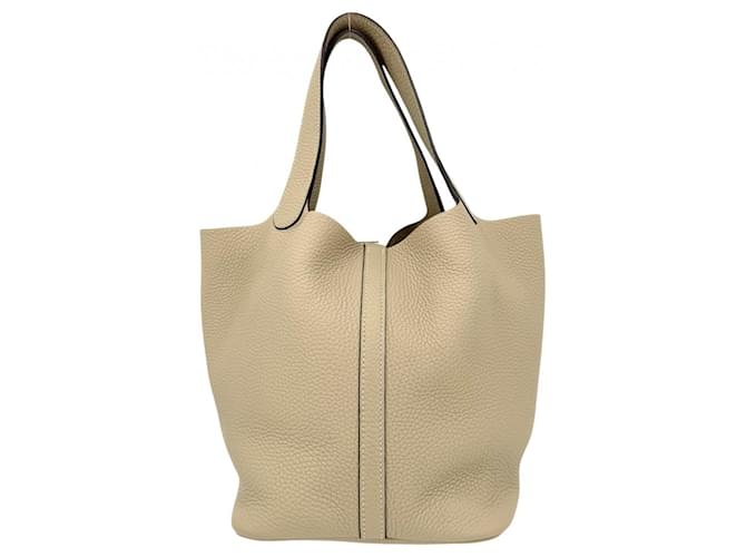 Hermès Borsa Hermes Picotin Lock MM Beige - vista 2