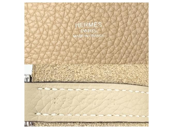 Hermès Borsa Hermes Picotin Lock MM Beige - vista 5