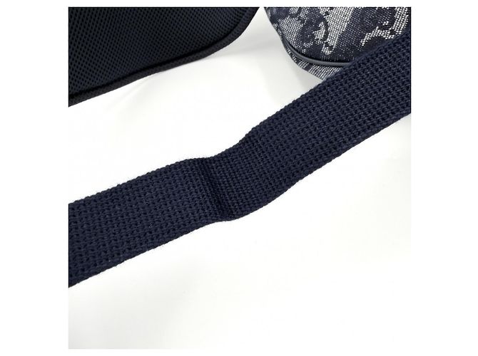 Marsupio in denim Gucci Blu navy - vista 6