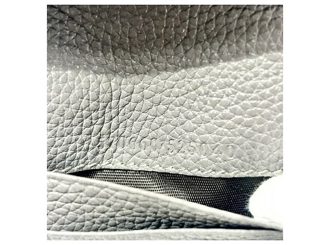 Gucci Bi-fold Wallet aus grauem Leder Braun - Ansicht 9