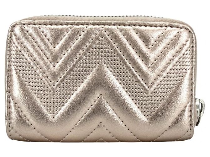 Chanel Metallic Pink Leather Card Case - view 2