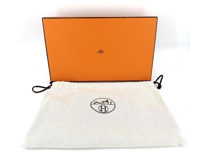 Hermès Clutch Hermes Jige Elan 29 Beige - vista 13