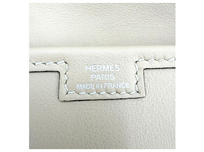 Hermès Clutch Hermes Jige Elan 29 Beige - vista 5