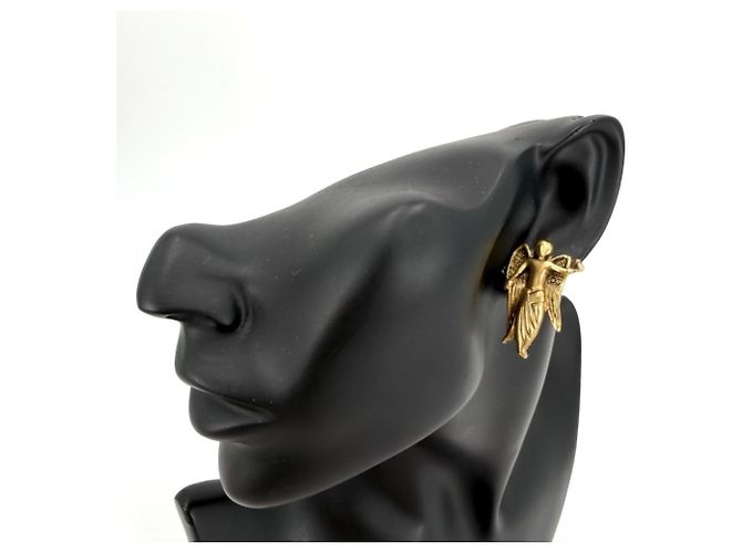 Orecchini a clip Chanel Vintage Gold D'oro - vista 2