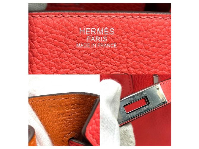 Hermès Hermes Birkin 30 Handtasche Pink - Ansicht 5