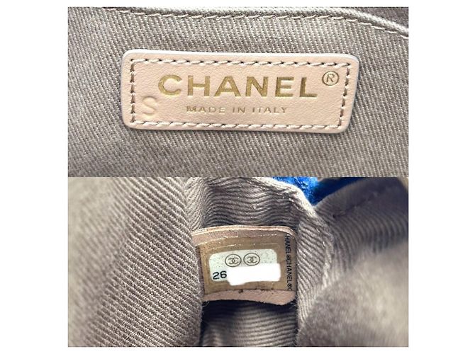 Marsupio Chanel in pelle blu - vista 5